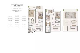 3 Beds 3867 Sq. Ft. Townhouse in Emaar Parkwood