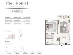 1 Bed 774 Sq. Ft. Apartment in Emaar Pier Point