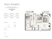 Emaar Pier Point 2 Beds Layout