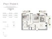 Emaar Pier Point 2 Beds Layout