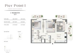 2 Beds 1373 Sq. Ft. Apartment in Emaar Pier Point