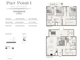 2 Beds 2650 Sq. Ft. Townhouse in Emaar Pier Point