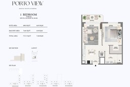 1 Bed 774 Sq. Ft. Apartment in Emaar Porto View