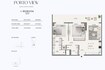 Emaar Porto View 2 Beds Layout
