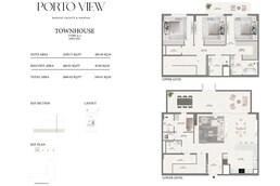 3 Beds 2684 Sq. Ft. Townhouse in Emaar Porto View