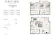 Emaar Porto View 3 Beds Layout