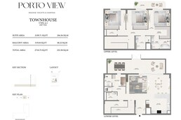 3 Beds 2718 Sq. Ft. Townhouse in Emaar Porto View