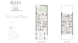 3 Beds 1899 Sq. Ft. Townhouse in Emaar Raya Townhouses