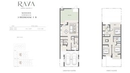 3 Beds 1903 Sq. Ft. Townhouse in Emaar Raya Townhouses