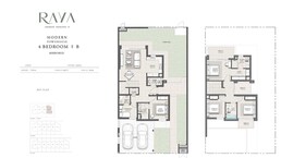 4 Beds 2348 Sq. Ft. Townhouse in Emaar Raya Townhouses