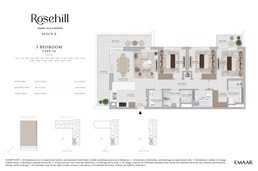 3 Beds 1656 Sq. Ft. Apartment in Emaar Rosehill