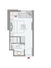 Emaar Rove City Walk 1 Bed Layout