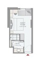 Emaar Rove City Walk 1 Bed Layout