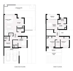 4 Beds 2404 Sq. Ft. Townhouse in Emaar Ruba