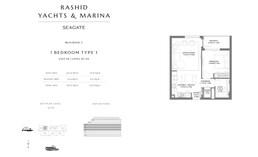 1 Bed 708 Sq. Ft. Apartment in Emaar Seagate