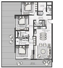 3 Beds 2624 Sq. Ft. Apartment in Emaar Seashore