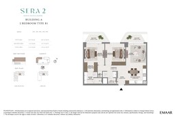 2 Beds 1195 Sq. Ft. Apartment in Emaar Sera 2