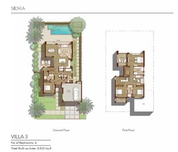 4 Beds 3523 Sq. Ft. Villa in Emaar Sidra Villas