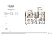Emaar Silva 2 Beds Layout