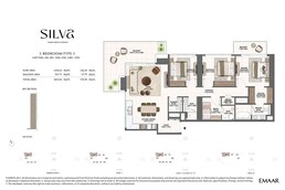 3 Beds 1834 Sq. Ft. Apartment in Emaar Silva