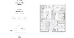 1 Bed 705 Sq. Ft. Apartment in Emaar Sirdhana