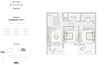 Emaar Sirdhana 2 Beds Layout