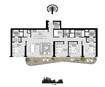 Emaar South Beach 4 Beds Layout