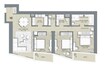 Emaar Standpoint Residences 3 Beds Layout