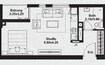 Emaar Standpoint Residences Studio Layout