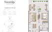 Emaar Sunridge 1 Bed Layout
