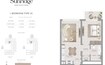 Emaar Sunridge 1 Bed Layout