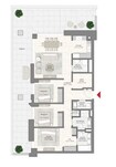 Emaar Sunset 3 Beds Layout