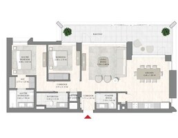 2 Beds 1579 Sq. Ft. Apartment in Emaar Sunset Creek Beach