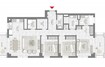 Emaar SURF 3 Beds Layout