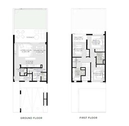 3 Beds 2100 Sq. Ft. Townhouse in Emaar Talia The Valley