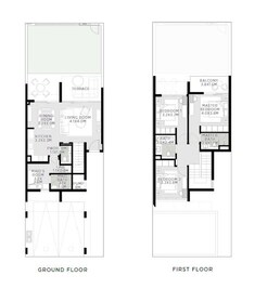 3 Beds 1864 Sq. Ft. Townhouse in Emaar Talia The Valley