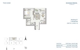 1 Bed 721 Sq. Ft. Apartment in Emaar The Cove