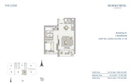 1 Bed 735 Sq. Ft. Apartment in Emaar The Cove