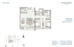 Emaar The Cove 2 Beds Layout