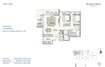 Emaar The Cove 2 Beds Layout