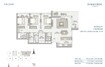 Emaar The Cove 3 Beds Layout