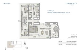 4 Beds 4658 Sq. Ft. Penthouse in Emaar The Cove