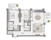 Emaar The Grand 2 Beds Layout