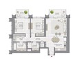Emaar The Grand 2 Beds Layout