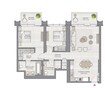 Emaar The Grand 2 Beds Layout