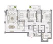 Emaar The Grand 3 Beds Layout