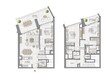 Emaar The Grand 3 Beds Layout