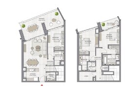3 Beds 2075 Sq. Ft. Apartment in Emaar The Grand