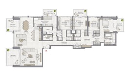 4 Beds 3159 Sq. Ft. Apartment in Emaar The Grand