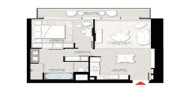 1 Bed 895 Sq. Ft. Apartment in Emaar The St Regis Residences